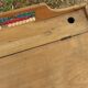 Bureau pupitre écolier enfant bois boulier pliable