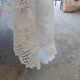 Handmade crochet antique bedspread