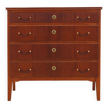 Teak chest of drawers, Danish design, 1970s, production: Denmark