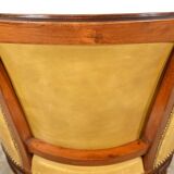 Fauteuil de Bureau Pivotant en Hêtre, style Louis XVI – Fin XIXe