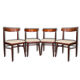 Set of four chairs wooden Jitona 1970
