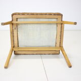 Mid-century wood stool or footstool/ton, 1966’s