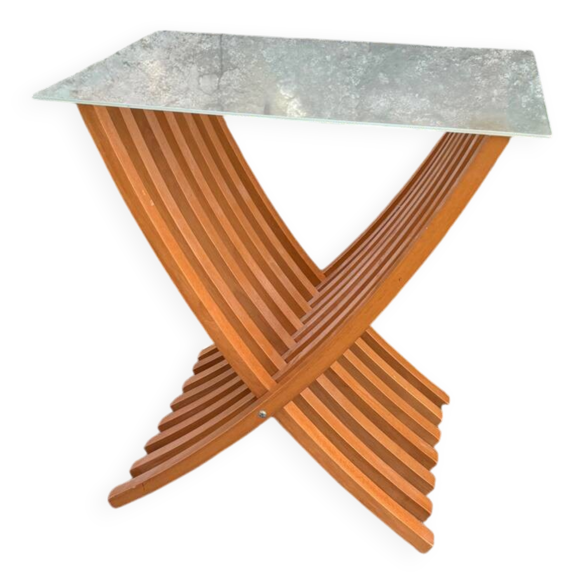 IKEA 90s side table / magazine rack in Ekeberg beech