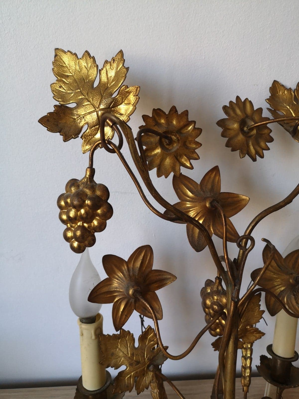 Sconce in brass from the 1950s