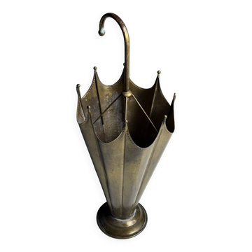 Vintage copper umbrella stand