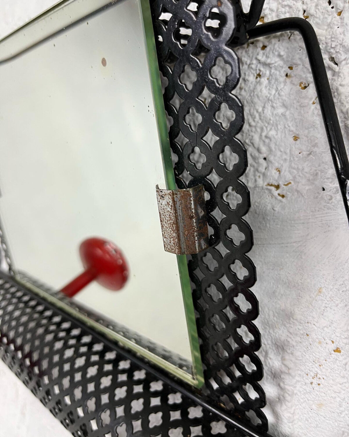 Coat rack perforated sheet metal