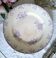 Antique iron earthenware dish