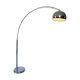 Lampadaire Arc chromé