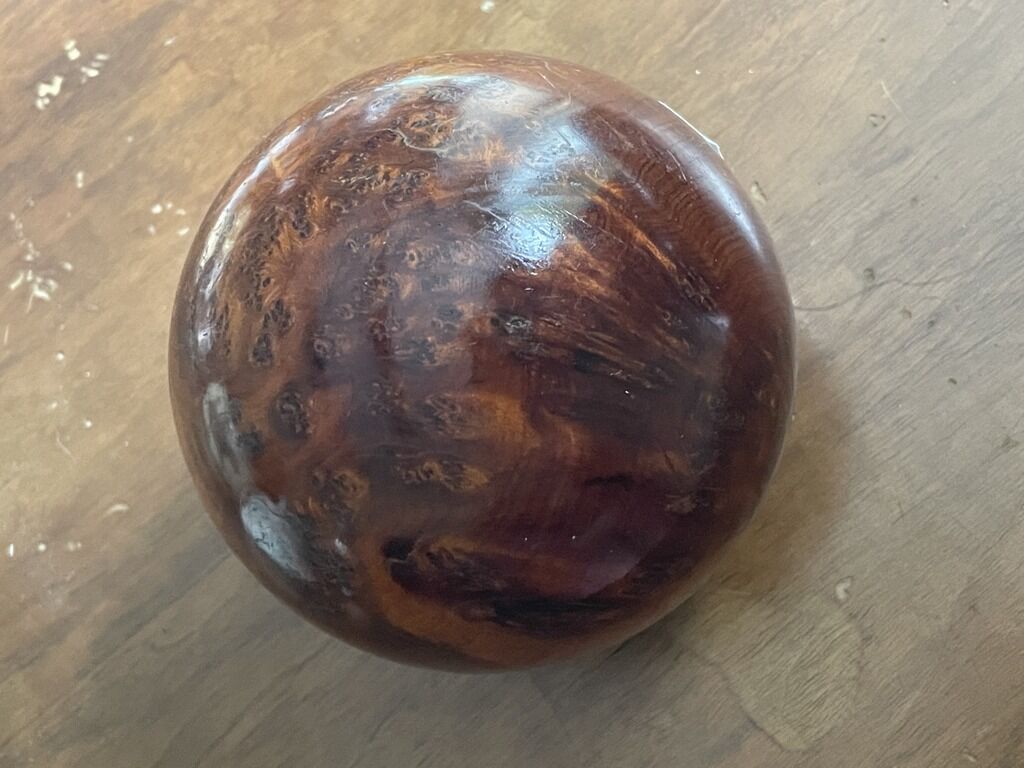 Rare wood decoration ball
