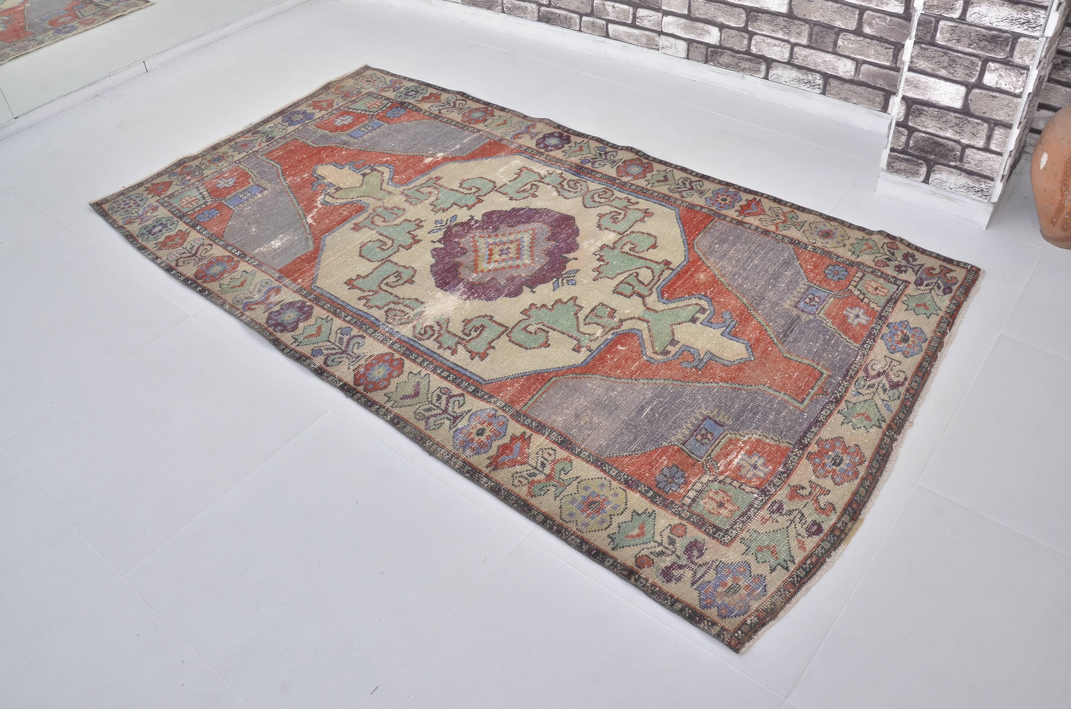 Oushak Floor Hnamdade Vintage Carpet sku 1342