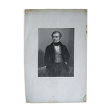 Engraving XIXth "Adolphe THIERS" French statesman