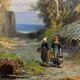 Pendant of HST Paintings "Animated farmyard" Paul DEVILLERS (XIX-XX)