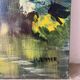 Japanese garden, oil on canvas signed Johner