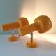 Pair of italian wall lamps stilux milano 70s