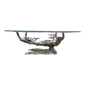 Vintage bonsai coffee table by Willy Daro, 1970s