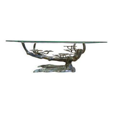 Vintage bonsai coffee table by Willy Daro, 1970s