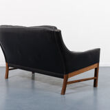 Modern Danish sculptural 2-seater sofa from Eilersen 1960