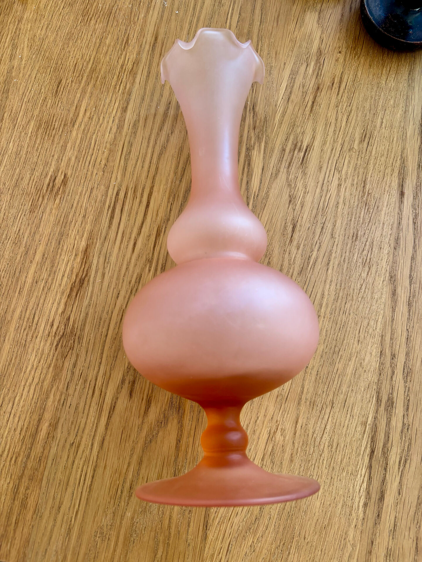 Opaline glass vase