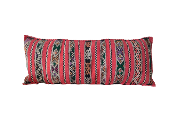 Long Berber Cushion Kilim Vintage