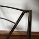 Yamakado chair, chrome and yellow skai