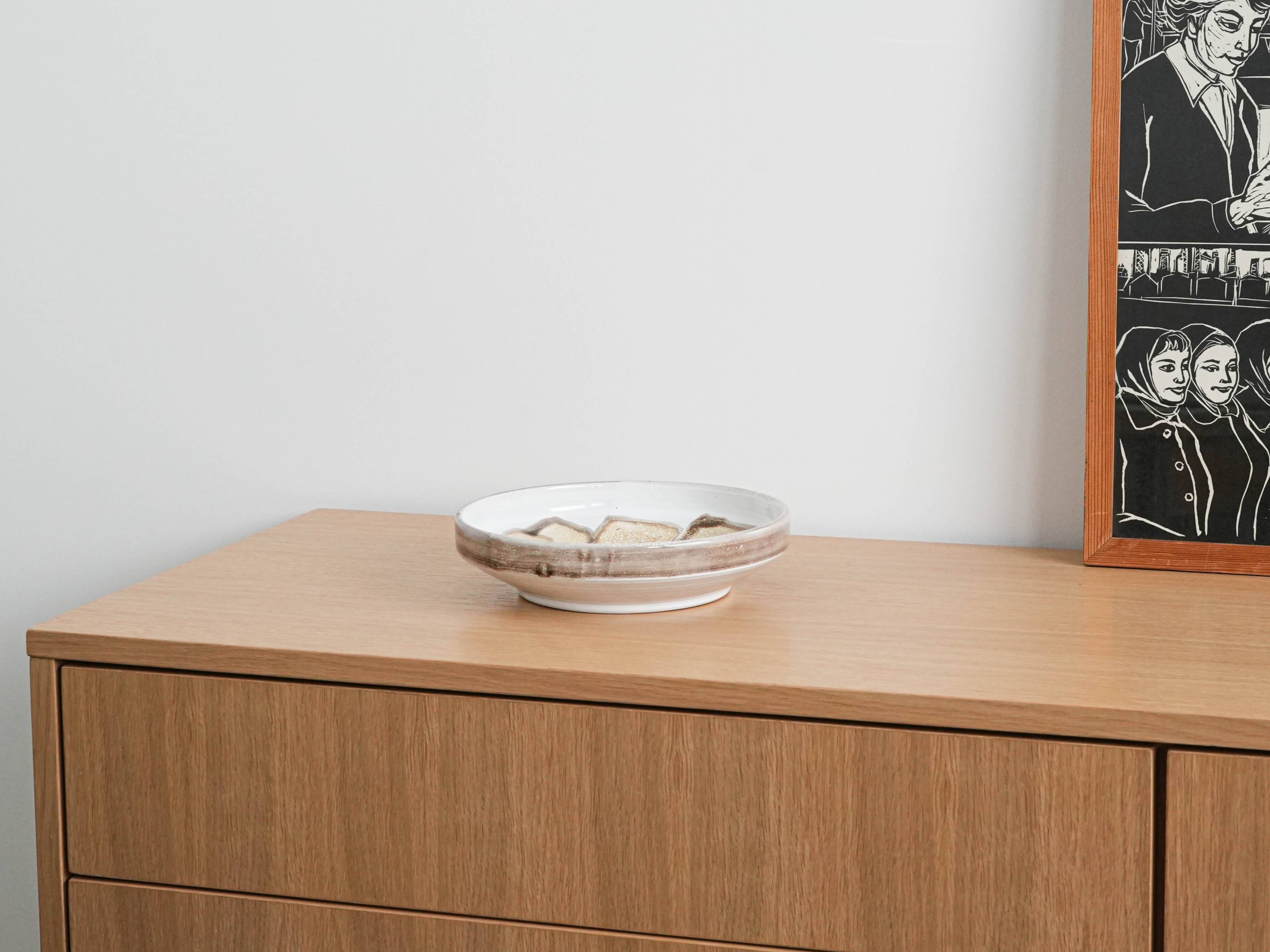 Ceramic bowl, Danish design, 1960s, made in Denmark