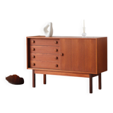 Vintage Scandinavian teak sideboard – Domino Mobler – 1960s