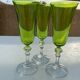 5 colorful champagne flutes