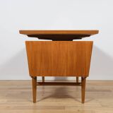 Mid-Century Freestanding Teak Desk, Denmark, 1960s