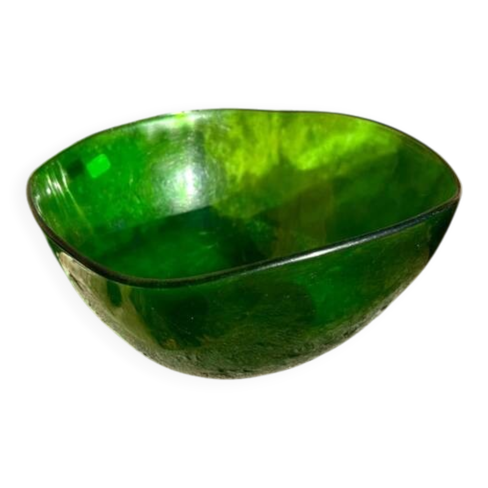 Vintage Duralex green salad bowl