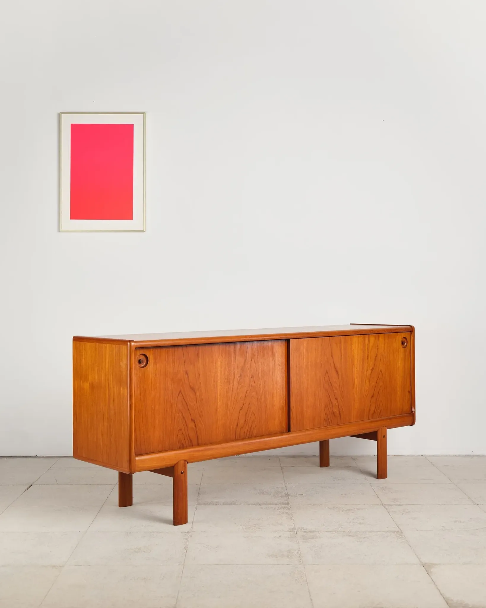 Teak sliding door enfilade by H.W. Klein, Denmark, 1960s