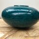 Old vase st clément ref 9058 ceramic blue green made in france vintage