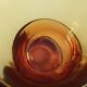 5 vintage amber Duralex cups and saucers