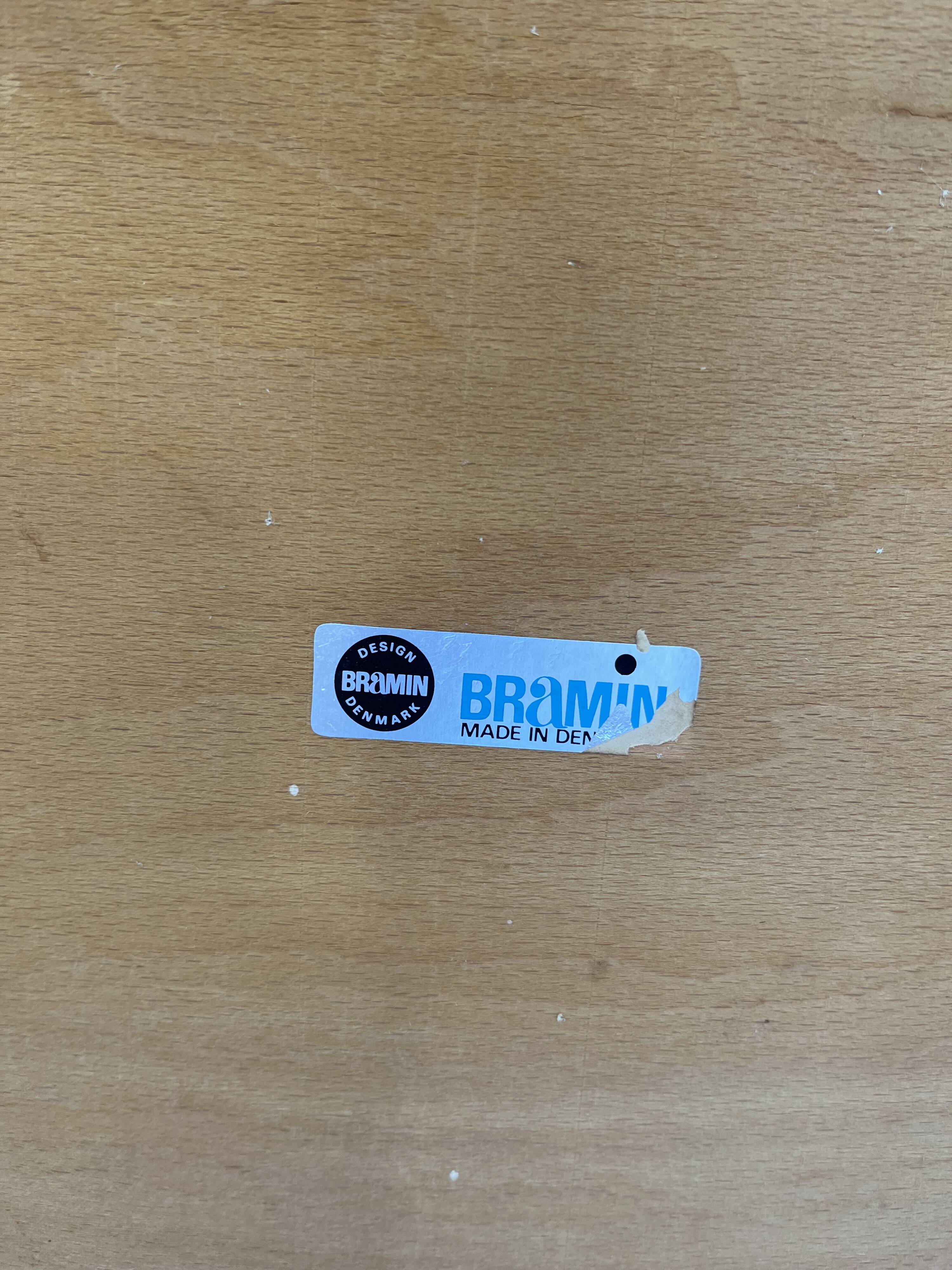 Vintage Danish Dining Chairs in Teak by H.W. Klein for Bramin, Set of 4