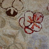 Former U.S. carpeting primitive hooke made hand 77x137cm 1900