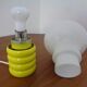 Yellow Opaline Glass Bulb Lamp by Ingo Maurer for M Design, 1960s