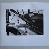"piano pianist" original anonymous black & white photo