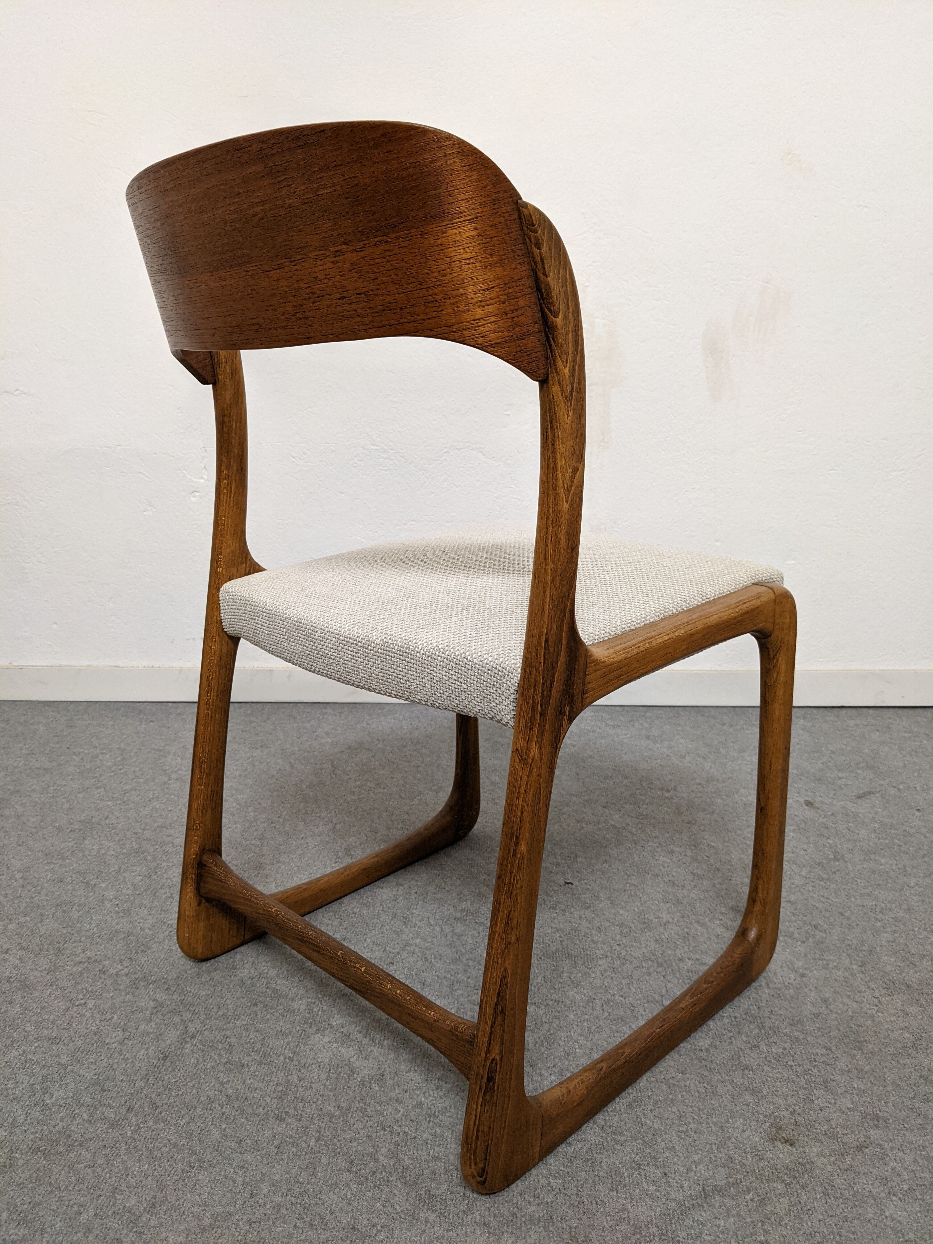 Set of 6 Baumann sleigh chairs from the 60s/70s