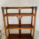 Bamboo and rattan shelf, 1970s