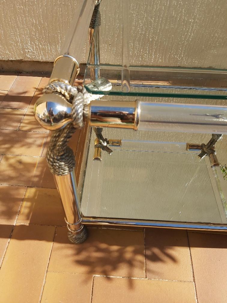 Hollywood Regency coffee table 1970