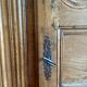 Rustic French antique wardrobe in solid wood – 19th century