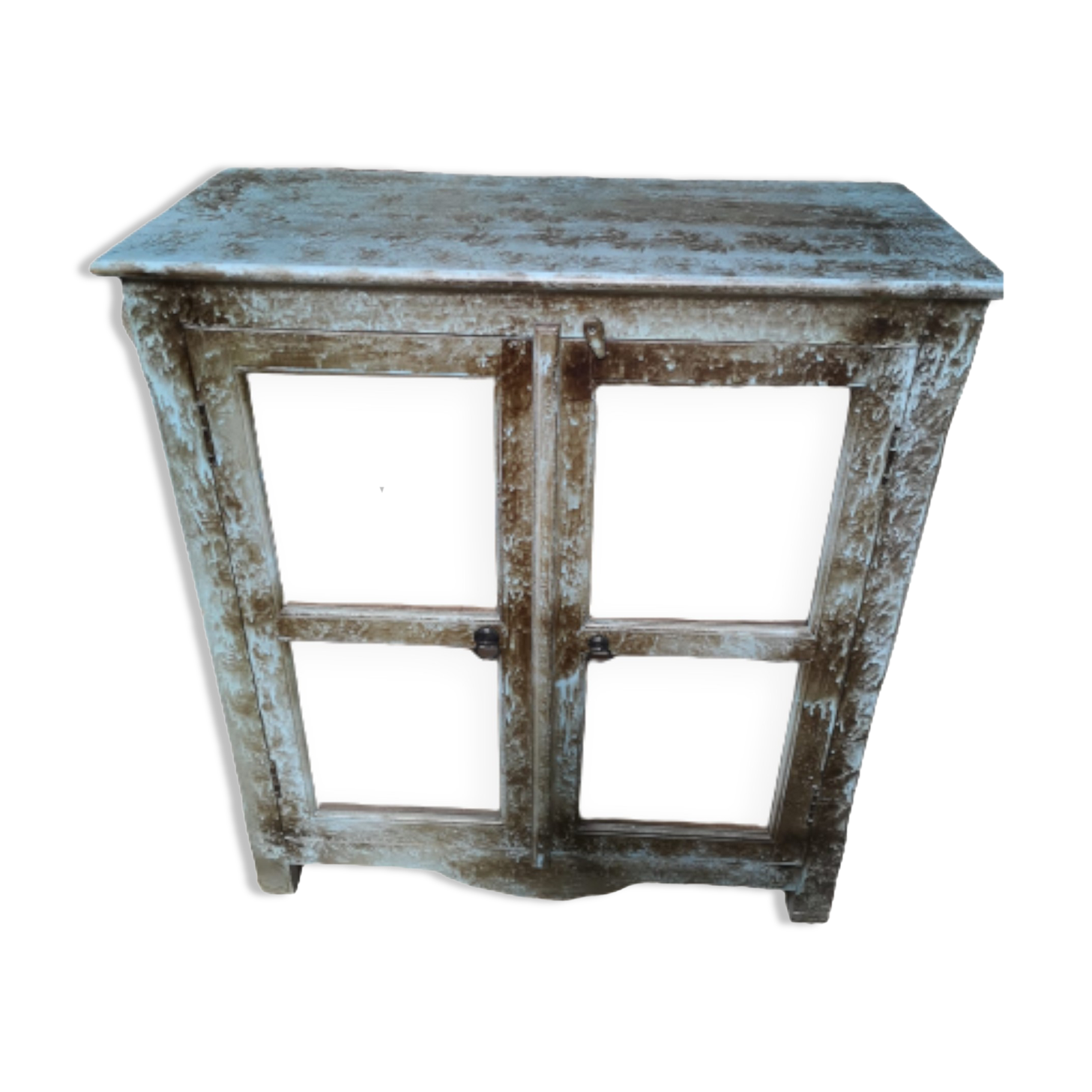 Exotic wood display cabinet