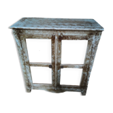Exotic wood display cabinet