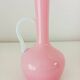 Set of 5 pastel opaline soliflore vases