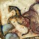 Glazed stoneware plaque Voldemar Volkoff 25x25