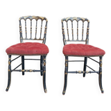 Chaises Napoléon bois