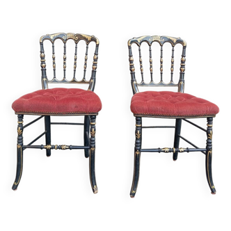 Chaises Napoléon bois