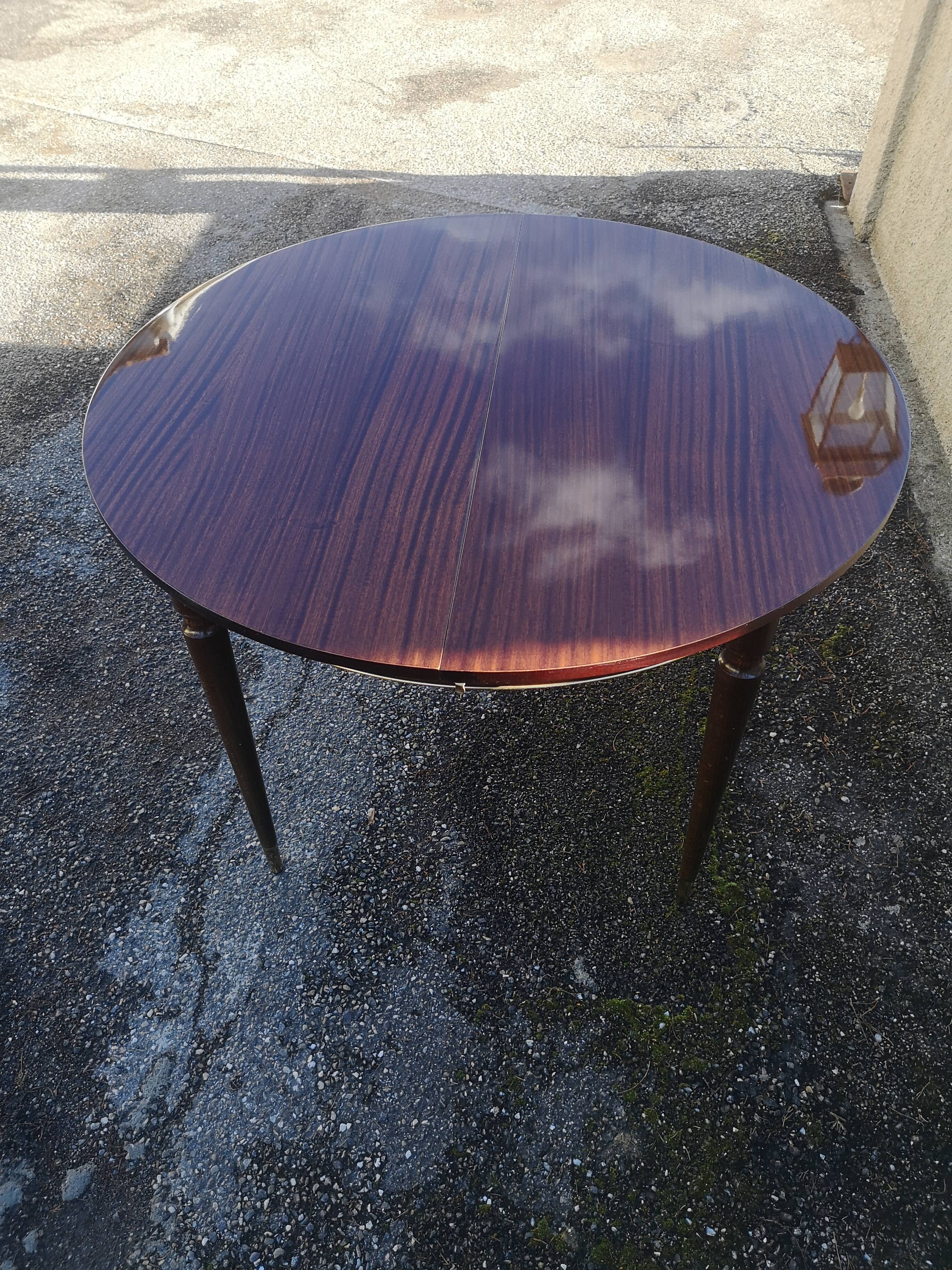 Table ronde extensible  vintage