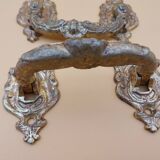 Pair of bronze piano handles