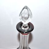 Carafe et 6 verres à liqueur Saint-Louis Bristol Joseph overlay cristal doublé