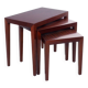 Mahogany Nesting Tables by Severin Hansen for Haslev Møbelsnedkeri, 1960s, Set of 3